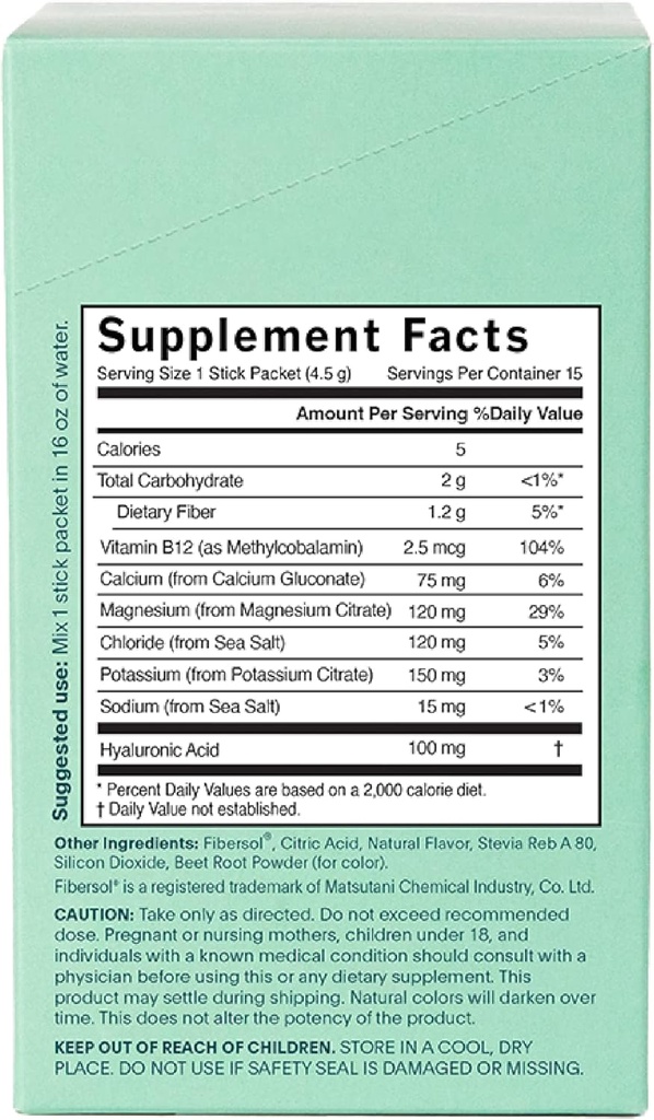 NATALIST Hydration & Electrolyte Energy Drink Mix Powder Easy Prep Daily Essentials Mineral & Vitamin Replenishment for Women Caffeine Free Vegan Berry Flavor - 15 Packet Servings 3