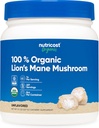Nutricost Organic Lion's Mane Mushroom Powder (8 oz) - 227 Servings, Certified USDA Organic Supplement 2