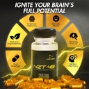 NZT-48 Brain Booster | Nootropic Brain Supplements for Memory and Focus | Premium Natural Energy Supplement with Caffeine, Phosphatidylserine, Vitamins B6 & B12, Ashwagandha | 30 Servings 4