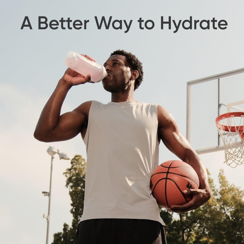 Sports Research® Hydrate Electrolytes Powder - Sugar-Free & Naturally Flavored with Vitamins, Minerals, and Coconut Water - Supports Hydration - Cherry Pomegranate - 90 Servings 6