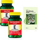 Spring Valley Vitamin E Heart Health Dietary Supplement Softgels, 180 mg (400 IU), 200 Count, 2-Pack + Exclusive VitaMax Vitamin Guide (3 Items) 2
