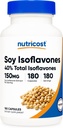 Nutricost Soy Isoflavones 150mg, 180 Veggie Capsules - Gluten Free, Non-GMO, Vegetarian Friendly 2