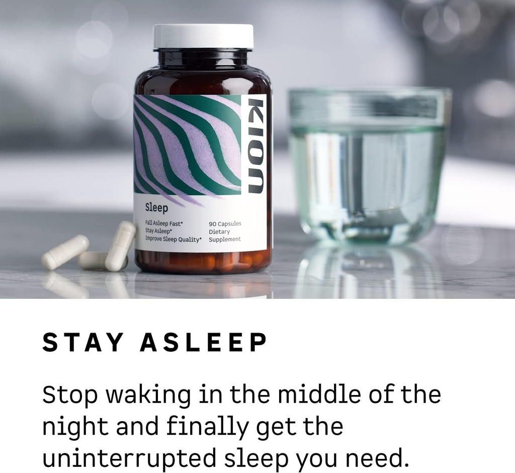 Kion Sleep | Fall Asleep Fast, Stay Asleep & Improve Sleep Quality | Amino Acid Powered Sleep Support | 30 Servings 5