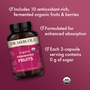 Dr. Mercola Organic Fermented Fruits, 30 Servings (180 Capsules), Dietary Supplement, Supports Immune Health, Non-GMO, Certified USDA Organic 5