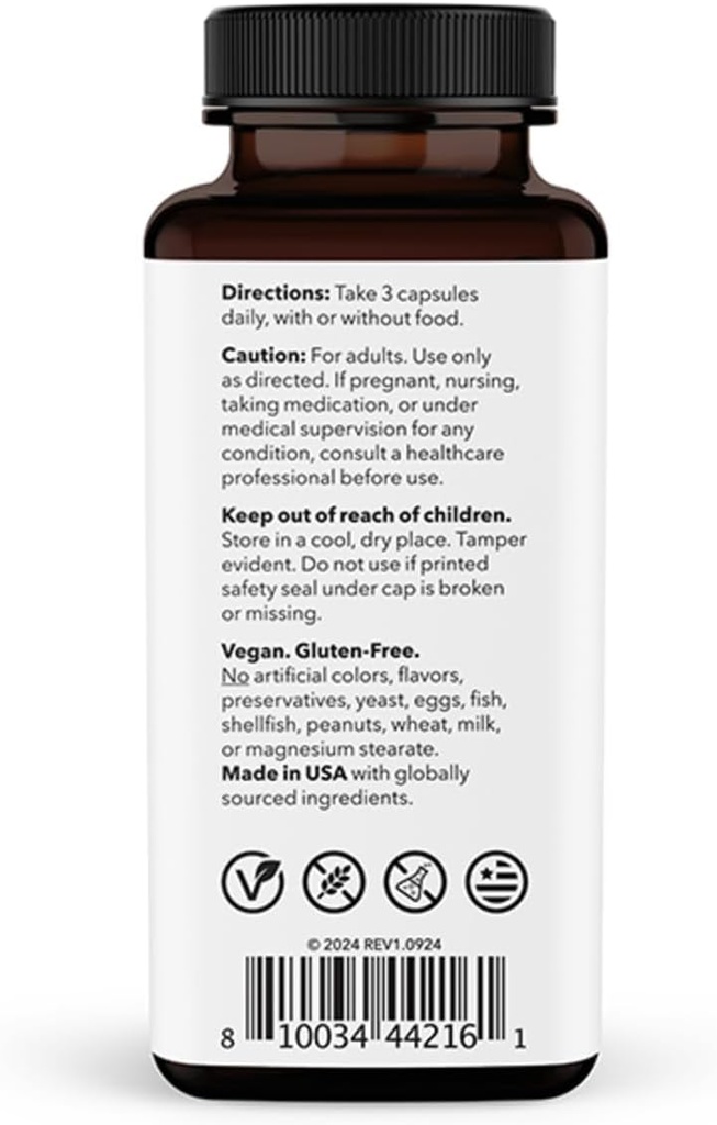 Urinari-X Extra Strength with Enhanced Comfort - Urinary Tract Support - Fast UTI Relief - Vitamin Supplement for Bladder Function - D-Mannose, Cranberry, Pinebark, Uva Ursi & Grapefruit - 90 Capsules 3