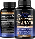 Magnesium Taurate 1500 mg with Vitamins B6, C & D3 - Pepper for Enhanced Absorption - Laboratory Tested, Made in USA - 120 Capsules, 2 Month Supply 2