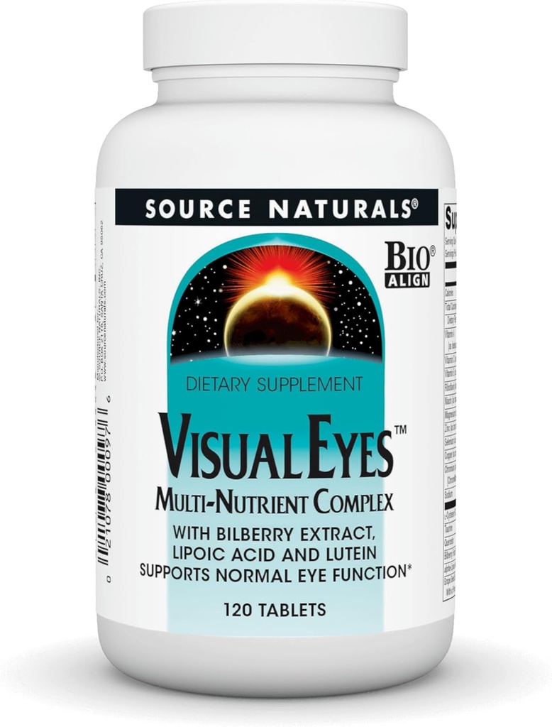 Source Naturals Visual Eyes, Multi-Nutrient Complex - 120 Tablets 2