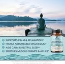 Magnesium Ashwagandha | Calming Magnesium Supplement for Adults | Relax, Rest, Calm Mood & Sleep Support | Mag Citrate & Oxide 400 mg + Ashwagandha 500 mg | Muscle Health & Stress Relief | 120 Ct 4