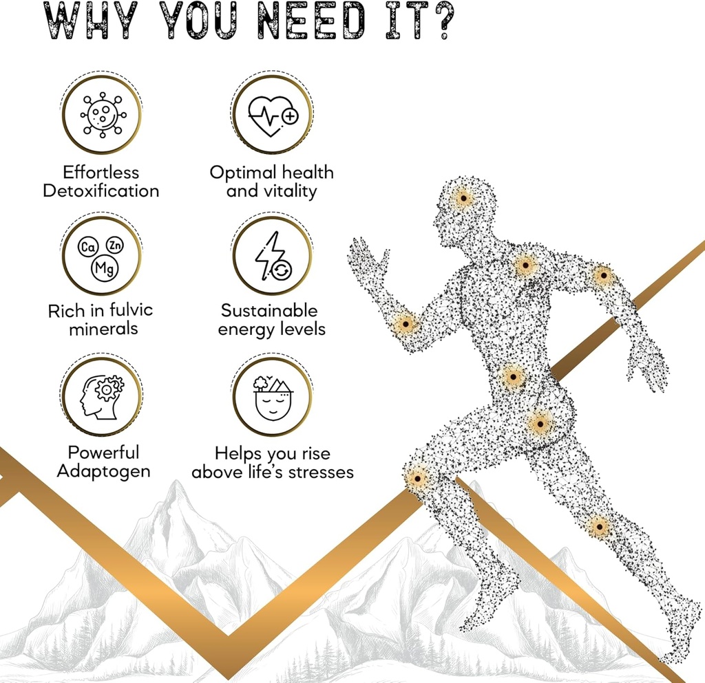 NutroTonic® Authentic Himalayan Shilajit Resin for Men & Women - Gold Grade 86% Fulvic Acid - Wild Crafted +17000 FT – 40x Nano Filtered & Sun Dried - 3rd Party Lab Tested - 5g Jar 4