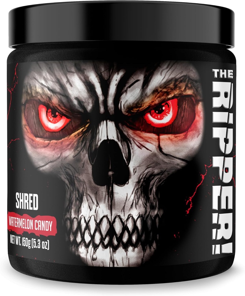 JNX SPORTS The Ripper! Shredding Thermogenic Fat Burner - Watermelon Candy 30 Servings | Advanced Fast Acting Thermogenic Pre-Workout, Appetite Suppressant for Men & Women 2