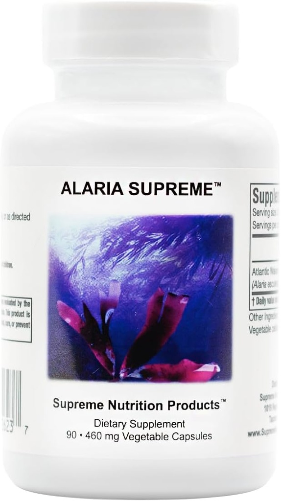 Supreme Nutrition Alaria Supreme, 90 Pure Atlantic Wakame Vegetarian Capsules 2