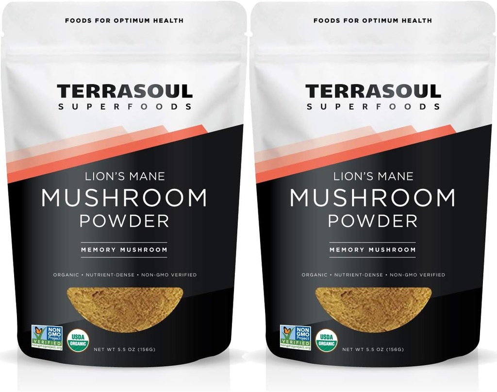 Terrasoul Superfoods Organic Lion's Mane Mushroom Powder (4:1 Extract), 11 Ounces 2