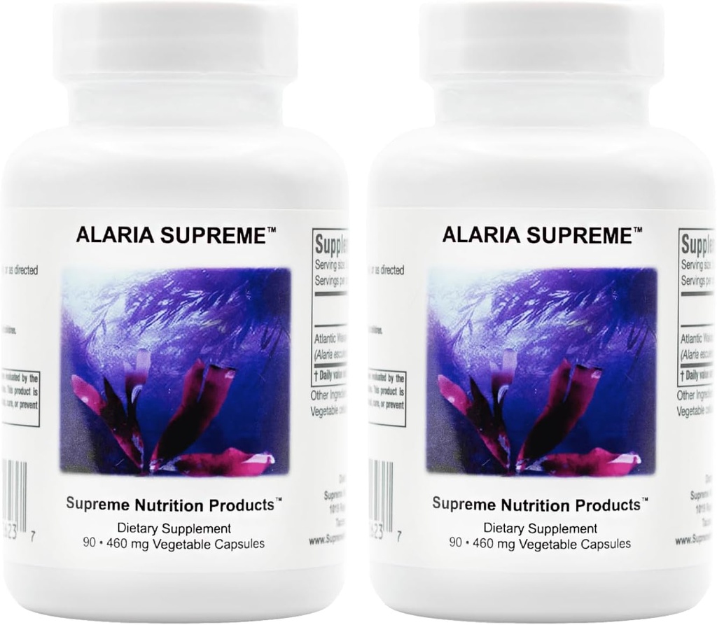 Supreme Nutrition Alaria Supreme, 90 Pure Atlantic Wakame Vegetarian Capsules 6