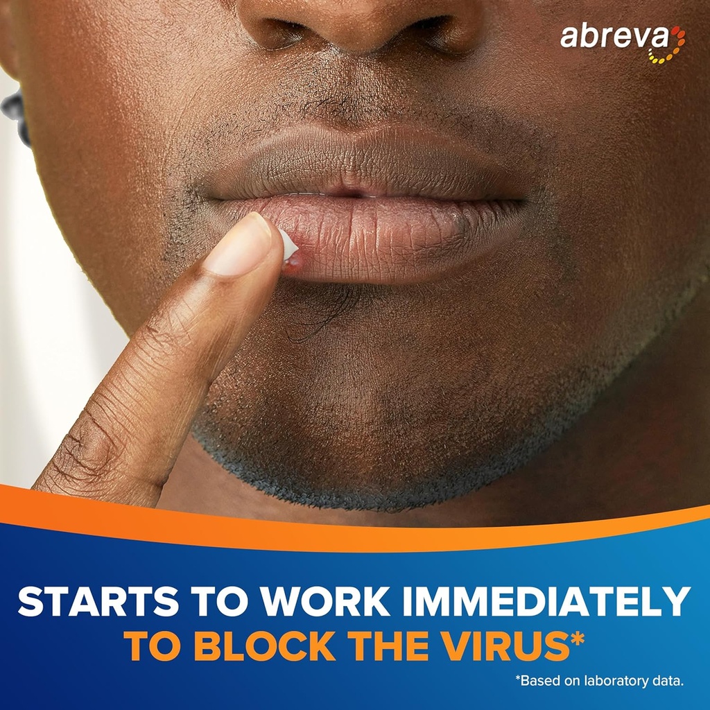 Abreva 10 Percent Docosanol Cold Sore Treatment, Treats Your Fever Blister in 2.5 Days - 0.07 oz Pump 4