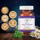 Native Remedies 10-in-1 Natural Sleep Aid for Adults & Kids 4+ – Herbal Sleep Supplement with Melatonin 5mg, Magnesium, Valerian Root, Chamomile & L-Tryptophan – Non-Habit Forming, Vegan, 60 Capsules 3