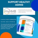 GLDN Creatine - Creatine Monohydrate with HMB for sustained Muscle Support and Recovery with Vitamin D3 and K2 for Bone and Joint Health - Designed for Women and Men - Unflavored Powder - 30 Serve 4