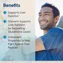 Jarrow Formulas Milk Thistle 150 mg With 30:1 Standardized Silymarin Extract, Dietary Supplement for Liver Function Support, 200 Veggie Capsules, 66-200 Day Supply, 12 Packs 5