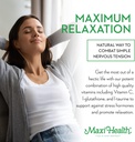 Maxi Health - Relax to The Max Stress Relief Formula (60 Count) Capsules with Vitamin C, Calcium, L-Theanine, L-Taurine & Amino Acids - All Natural Calming & Relaxation Supplements 5