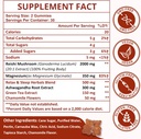 Reishi Mushroom Gummies, Cortisol Supplements for Women & Men, with Reishi Mushroom Extract, Ashwagandha, Magnesium, Relaxation Herbals Blend for Rest, Calm, Immune & Energy, Vegan, 60 Gummies 3