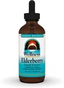 Source Naturals Wellness Elderberry Liquid Extract, for Immune System Support* - Sambucus nigra - 4 Fluid oz 2