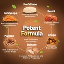 Mushroom Supplement Capsules, Mushrooms Complex, Lions Mane, Cordyceps, Chaga, Reishi, Turkey Tail, Maitake, Brain Supplements for Memory and Focus, 2 Month Supply 3