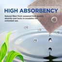 Ag Silver Calcium Alginate Wound Dressing Pads, 4''x4'' Patches, 10 Individual Pack, Soft Silver Dressings for Wound Care, Gentle Highly Absorbent Dressing, Non Stick Gauze Pads for Wounds 4