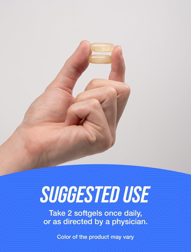 BulkSupplements.com Calcium Carbonate & Vitamin D3 Softgels - Calcium and Vitamin D3, Calcium & D3 Supplement for Immune Support - Gluten Free, 2 Softgels per Serving, 360 Count (Pack of 1) 5