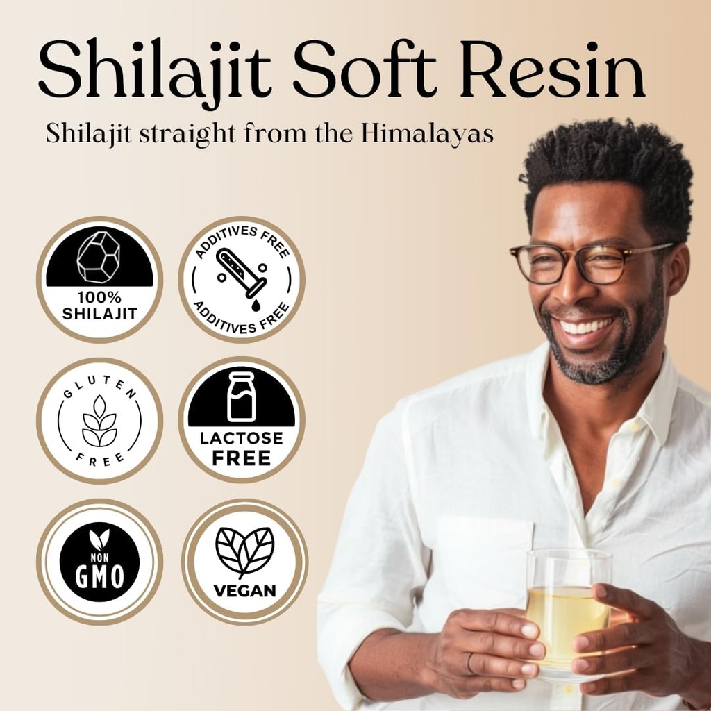 Shilajit by Pure Himalyan Shilajit ®, Grade A Himalayan Soft Resin, Energy & Immune Support, Natural Source of Fulvic Acid & 85+ Trace Minerals Supplement for Men & Women (50ml/1.5 fl oz) 4