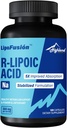 R Lipoic Acid (Na) 300mg per Serving, 120 Capsules, Up to 5X Improved Absorption, Excellent Nutritional Supplement for Healthy Metabolism Support and Antioxidants-1 Bottle 2