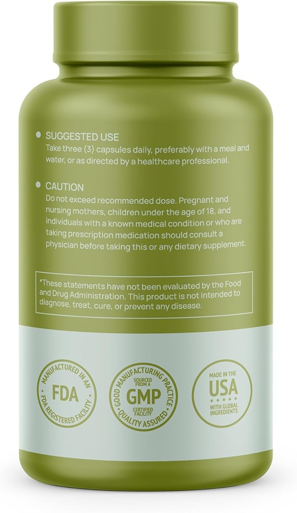 Korean Red Panax Ginseng 2000mg 120 Vegan Capsules Super Strength Extract NSF Certified Supplements, High Ginsenosides Supports Energy, Stamina, Performance and Clarity 6