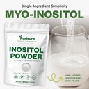 Purisure Myo-Inositol Powder, 250g, Fertility, Hormonal Balance and Ovarian Support, Pure Inositol Powder, Myo Inositol Supplement to Support Energy and Brain Wellness, Vegan, Non-GMO, 500 Servings 6