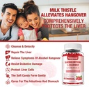2 Pack Liver Cleanse Detox and Repair Gummies - Silymarin Milk Thistle Supplement with Artichoke, Dandelion and Elderberry - Liver Support Supplement - 120 Raspberry Flavored Gummies 5