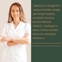 Akkermansia Probiotic for Appetite & Craving Control | Increases GLP-1 & Boosts Healthy Weight | 180 Day Supply | Made in USA | Bacillus Coagulans, B2, D3 & Chromium |SIBO Friendly, Vegan, Gluten Free 3