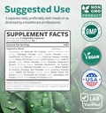 Super Greens Antioxidants Superfoods 2250mg Supplement - 20 Ingredients with Sprouts, Mushrooms, Roots, Garlic, Bitter Melon, Artichoke, Celery Seed, Cayenne pepper, Alfalfa NON GMO - 120 Capsules 6