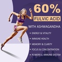 2000 MG Shilajit Supplement,Shilajit Resin Organic,Shilajit Capsules,100% Pure Shilajit with 85+ Trace Minerals & 60% Fulvic Acid,Boost Energy & Immunity,Vegetarian,Natural,60 Capsules 5