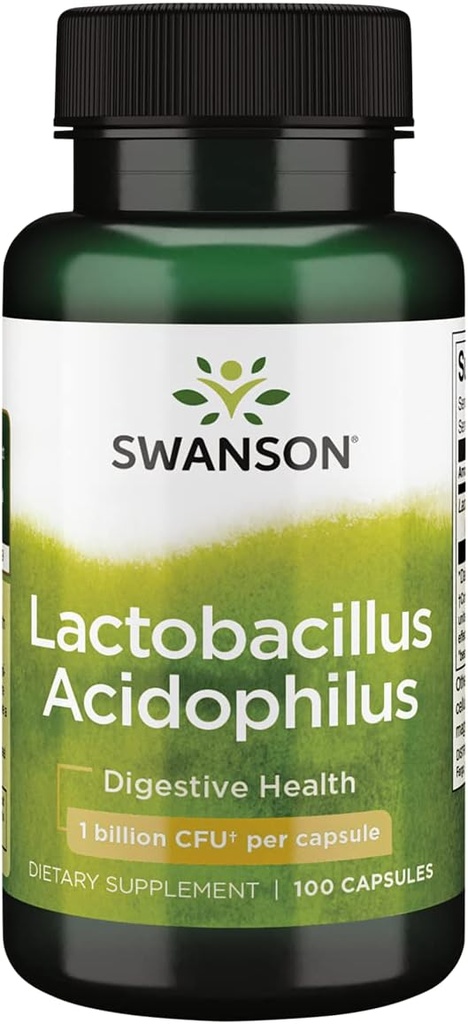Swanson Lactobacillus Acidophilus 2 Billion Cfu 100 Capsules 2