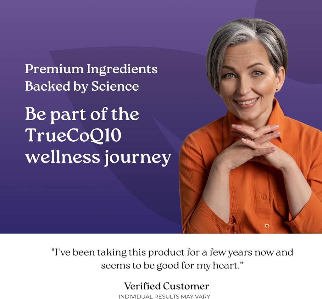 NatureCity True-CoQ10 Ubiquinol 100mg Highly Absorbable and Stablized Kaneka QH CoQ10 Heart, Brain and Cellular Energy Supplement - (30 Soft Gels) Active CoQ10 as Ubiquinol 6