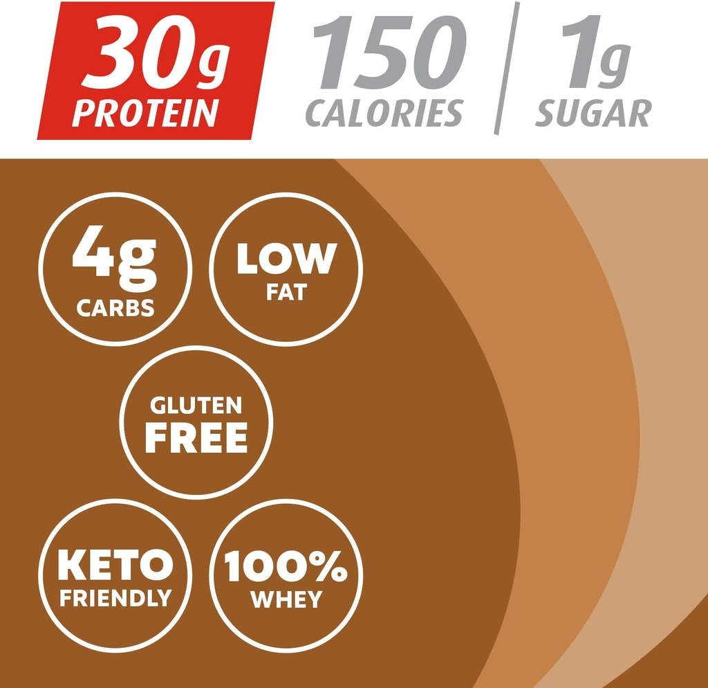 Premier Protein Powder, Café Latte, 30g Protein, 1g Sugar, 100% Whey Protein, Keto Friendly, Gluten Free, No Soy, 95mg Caffeine for Energy, 23.9 oz (17 Servings) 3