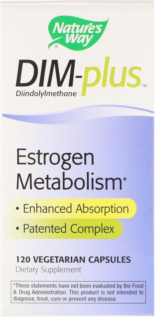 Nature's Way DIM-plus - Estrogen Metabolism Formula -- 120 Capsules 2