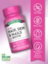 Nature's Truth Hair Skin and Nails | 60 Caplets | Plus 5,000 mcg Biotin | Non-GMO & Gluten Free Supplement 4