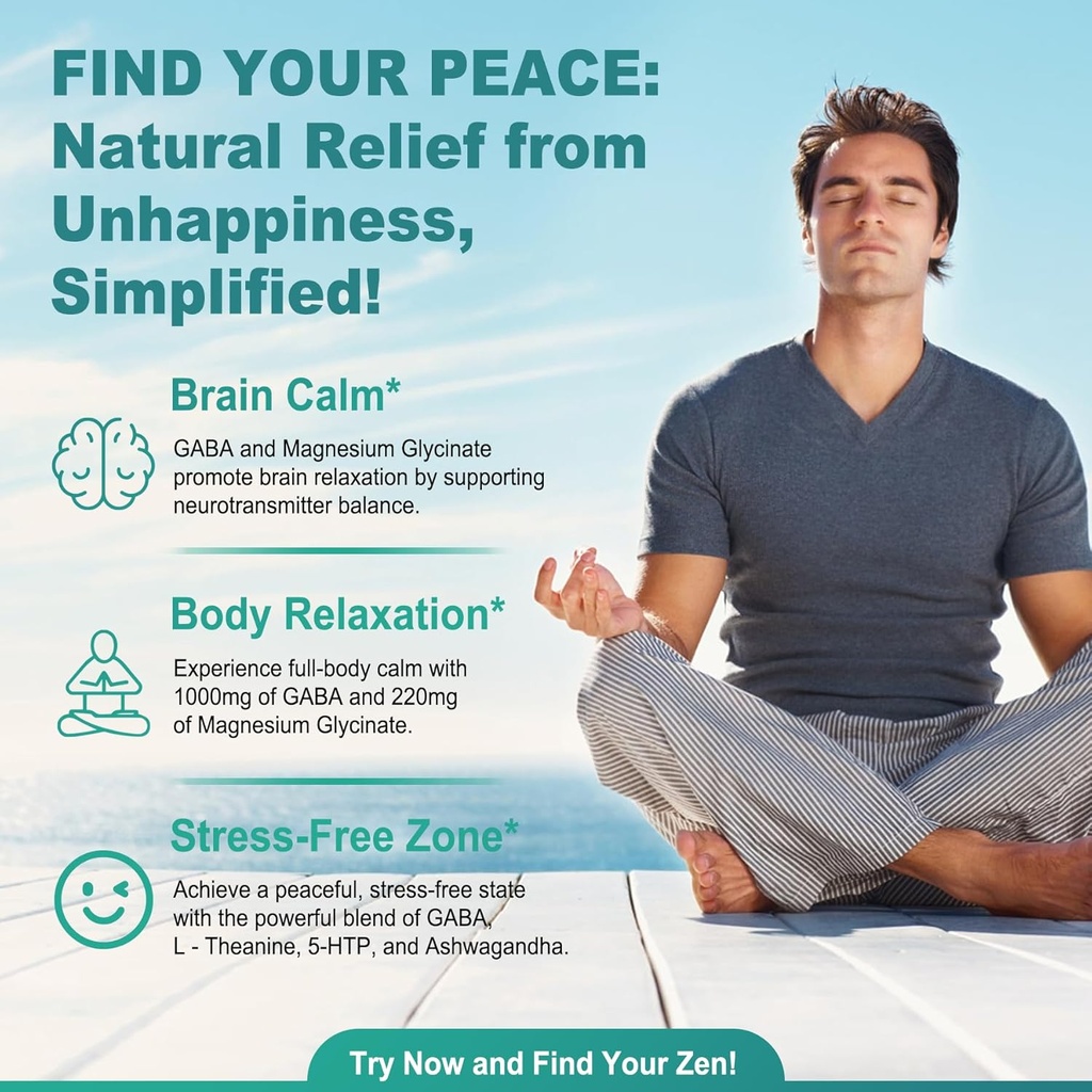 GABA Supplement +Vegan Omega-3 Algae Oil 4