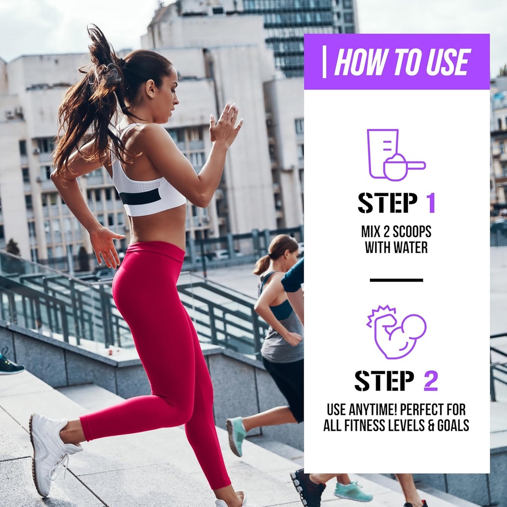 EVL BCAAs Amino Acids Powder - Rehydrating BCAA Powder Post Workout Recovery Drink with Natural Caffeine - BCAA Energy Pre Workout Powder for Muscle Recovery Lean Growth and Endurance - Green Apple 4