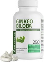 Bronson Ginkgo Biloba Extra Strength Supports Brain Function & Memory Support, 250 Vegetarian Capsules 2