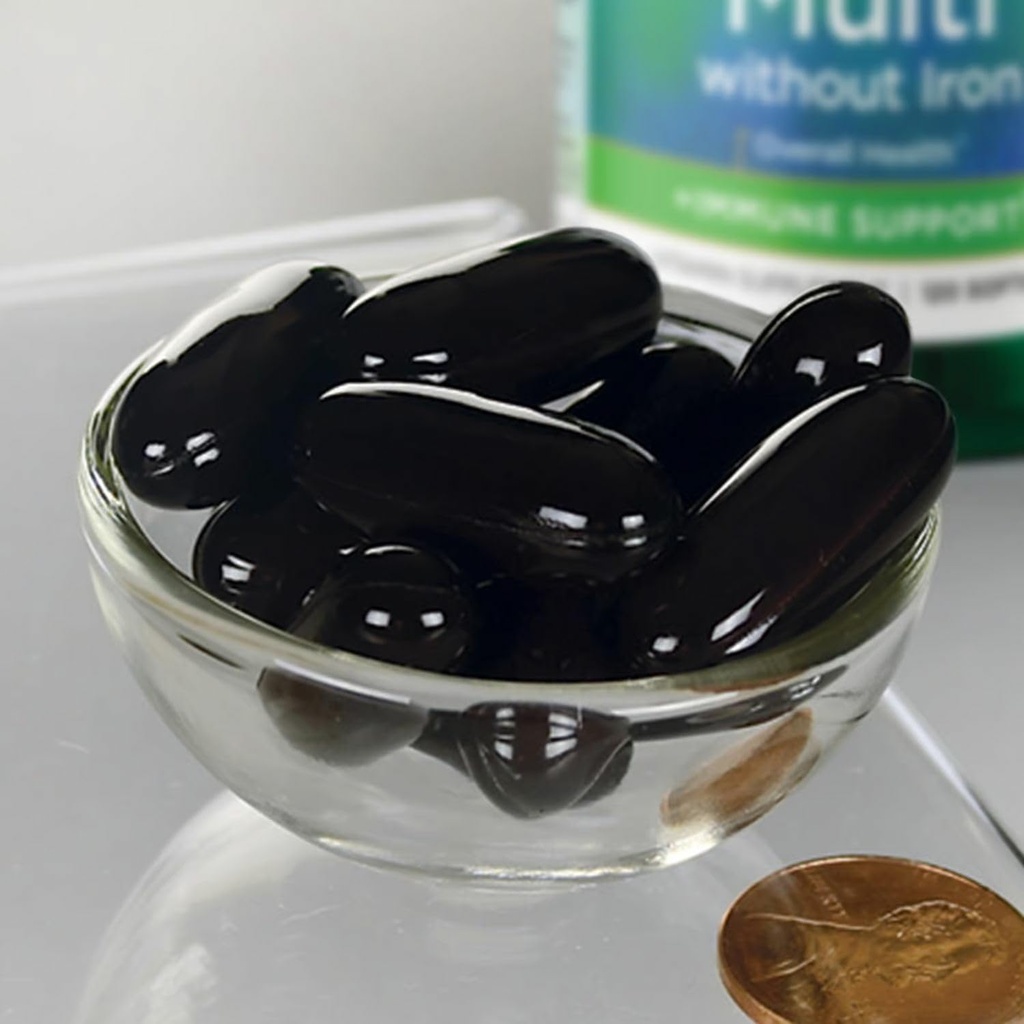 Swanson Multi Without Iron Multivitamin Health Supplement Iron-Free Formula 120 Softgels Sgels (2 Pack) 4