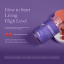 High Level Hibernate Sleep Gummies Adult, Passion Fruit Gummy with Melatonin, Vitamin B6 & Passiflora, Extra Strength, Non Habit Forming, Vegan, Gluten Free, 60 Count, Sleep Support Supplement 6