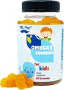 60 Gummies | 2 Months Supplies | Tasty Orange Flavor | 4+ Years | Omega-3 with EPA & DHA, Omega 3 for Kids, Omega 3 Gummies, Fish Oil Gummies, Omega-3 Fatty Acids Gummies 2