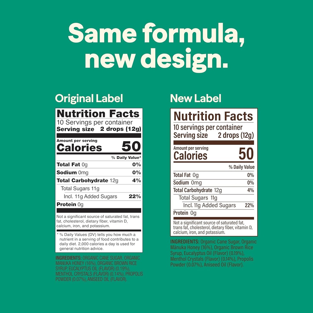 Wedderspoon Organic Manuka Honey Drops, Eucalyptus & Bee Propolis, 20 Count (4oz) (Pack of 1)| Genuine New Zealand Honey | Perfect Remedy For Dry Throats 3