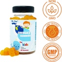 60 Gummies | 2 Months Supplies | Tasty Orange Flavor | 4+ Years | Omega-3 with EPA & DHA, Omega 3 for Kids, Omega 3 Gummies, Fish Oil Gummies, Omega-3 Fatty Acids Gummies 6