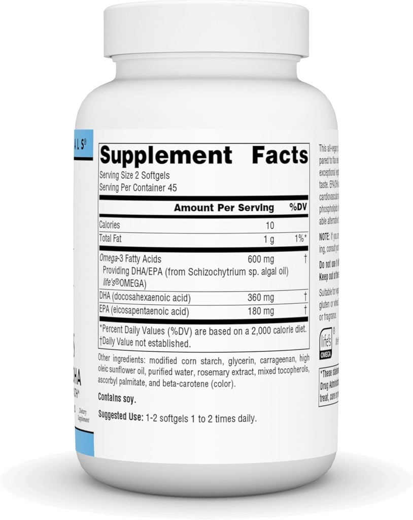 Source Naturals Vegan Omega 3s Epa-Dha* 300 mg - 90 Softfgels 3