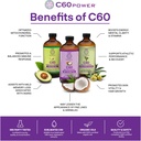 C60 Power - AVO 8-oz.- Organic Avocado Oil, 8 Fl Oz, 99.99% Pure Carbon Fullerenes, Lift Oxidative Burden, Optimize Mitochondrial Function 3